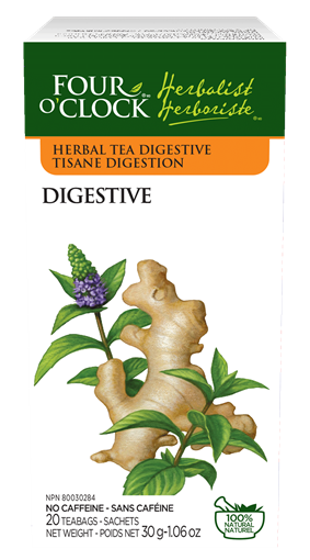 Picture of Four O'Clock Herbalist Four O'Clock Digestive Herbal Tea, 20 Bags