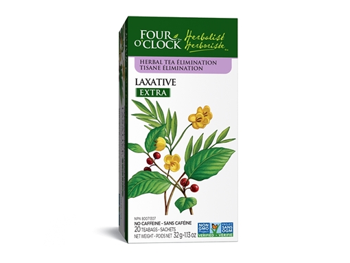 Picture of Four O'Clock Herbalist Four O'Clock Laxative Extra Herbal Tea, 20 Bags