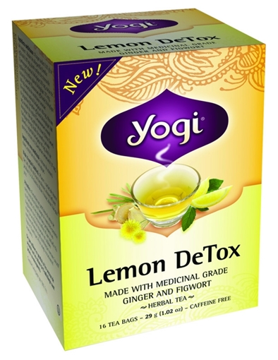 Picture of Yogi Organic Teas Yogi Lemon Detox Tea, 16 Bags
