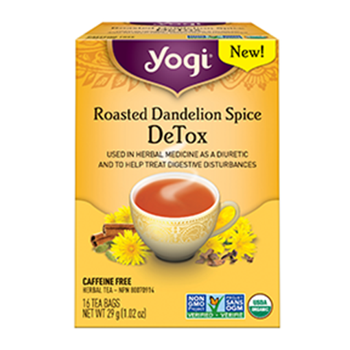 Picture of Yogi Organic Teas Yogi Roasted Dandelion Spiced Detox, 16 Bags