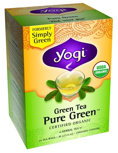 Picture of Yogi Organic Teas Yogi Green Tea Pure Green, 16 Bags