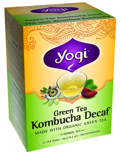 Picture of Yogi Organic Teas Yogi Green Tea Kombucha Decaf, 16 Bags