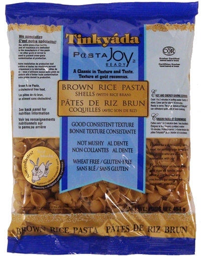Picture of Tinkyada Rice Pastas Tinkyada Brown Rice Shells, 454g