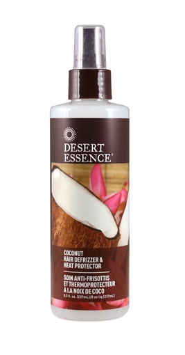 Picture of Desert Essence Desert Essence Hair Defrizz & Heat Protector, Coconut 237ml