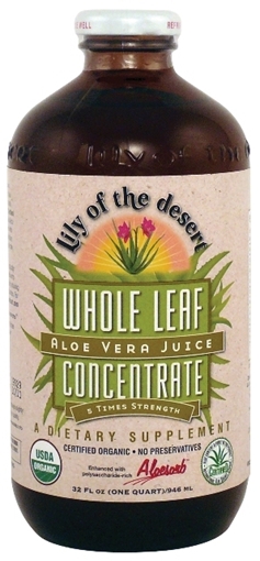 Picture of Lily Of The Desert Lily Of The Desert Whole Leaf Aloe Vera Juice Concentrate, Glass 946ml