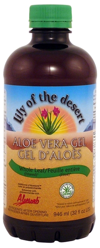 Picture of Lily Of The Desert Lily of the Desert Aloe Vera Gel Whole Leaf, 946ml