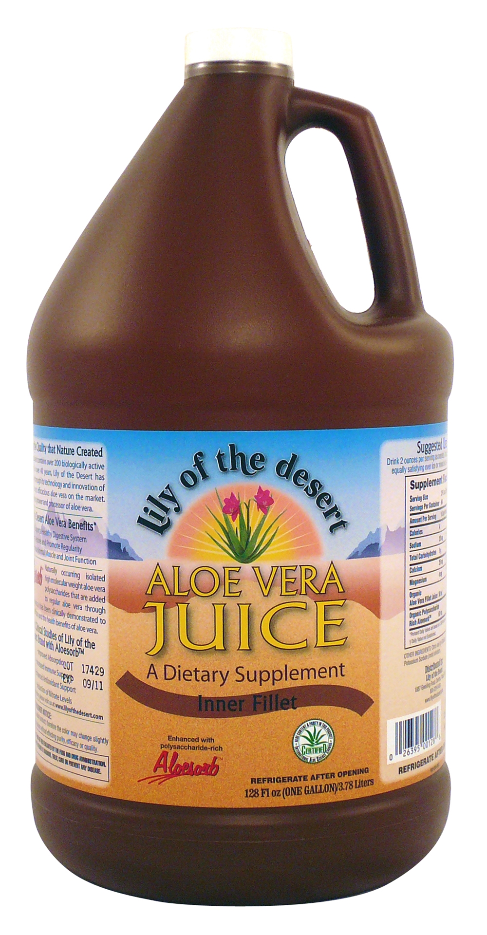 Lily of the Desert Aloe Vera Juice, 3.8L | BuyWell.com ...