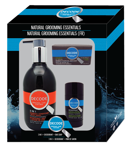Picture of Decode Decode Shampoo, Deodorant & Soap 3-Pack Set