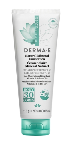 Picture of DERMA E Derma E Natural Mineral Body Sunscreen SPF30, 113g