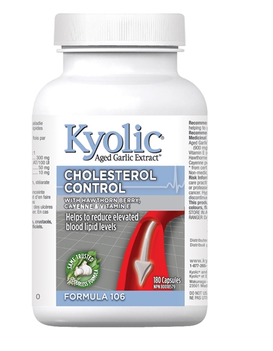 Picture of Kyolic® Kyolic Formula 106 Cholesterol Control With Hawthorn, 180 Capsules