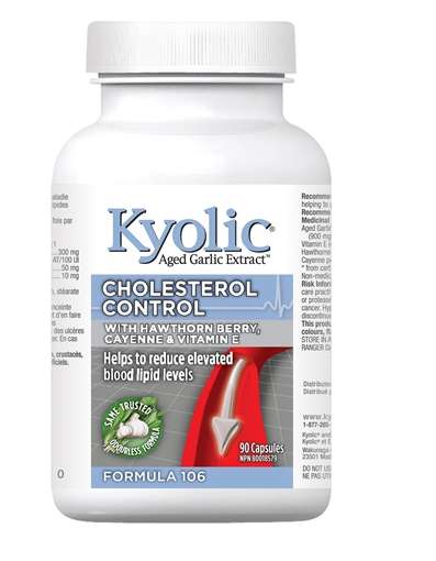 Picture of Kyolic® Kyolic Formula 106 Cholesterol Control With Hawthorn, 90 Capsules