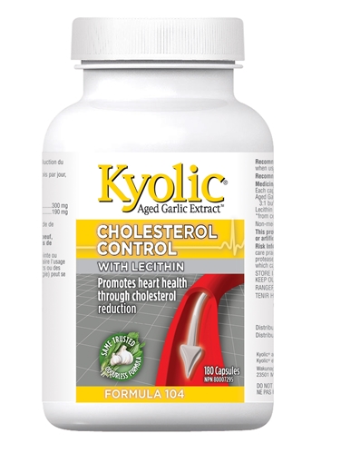 Picture of Kyolic® Formula 104 Cholesterol Control With Lecithin, 180 Capsules