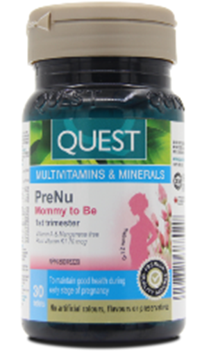 Picture of Quest Quest PreNu Mommy To Be 1st Trimester, 30 Tablets