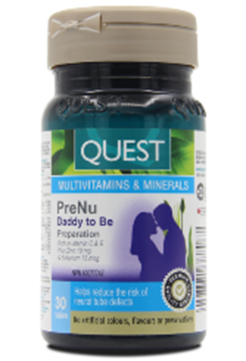 Picture of Quest Quest PreNu Daddy To Be - Preparation, 30 Tablets