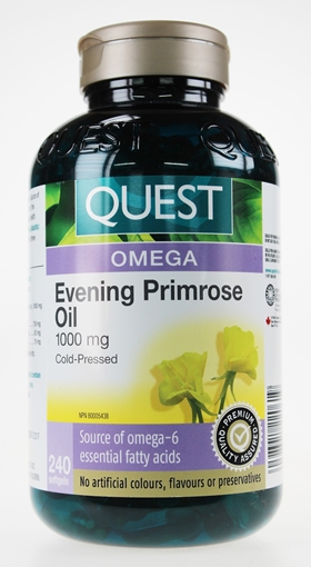 Picture of Quest Quest Evening Primrose Oil 1000 mg, 240 Soft Gel Capsules