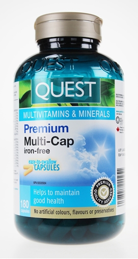 Picture of Quest Quest Premium Multi-Cap Iron-Free, 180 Capsules