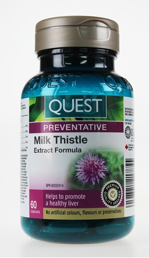 Picture of Quest Quest Milk Thistle Extract Formula, 60 Capsules