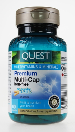 Picture of Quest Quest Premium Multi-Cap Iron-Free, 60 Capsules