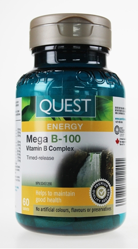 Picture of Quest Quest Mega B-100 Complex - Timed Release, 60 Tablets