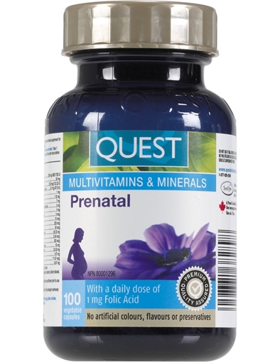 Picture of Quest Quest Prenatal Multivitamins, 100 Vegetable Capsules
