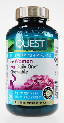 Picture of Quest Quest For Women Her Daily One, 60 Chewables