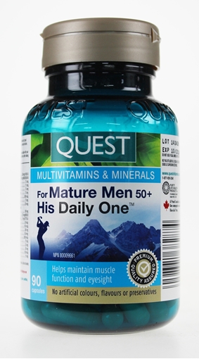 Picture of Quest Quest For Mature Men 50+ His Daily One, 90 Capsules