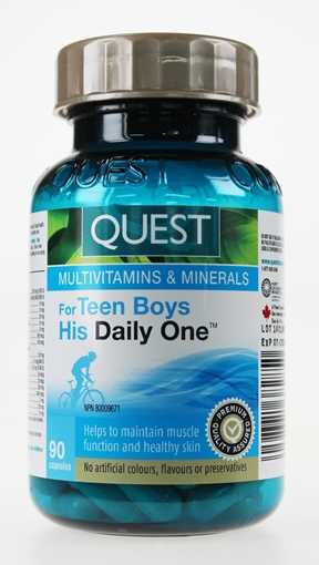 Picture of Quest Quest For Teen Boys His Daily One, 90 Capsules