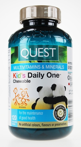 Picture of Quest Quest Kid's Daily One Chewable Multivitamins, 120 Chews