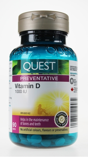 Picture of Quest Quest Vitamin D 1000 IU, 90 Tablets