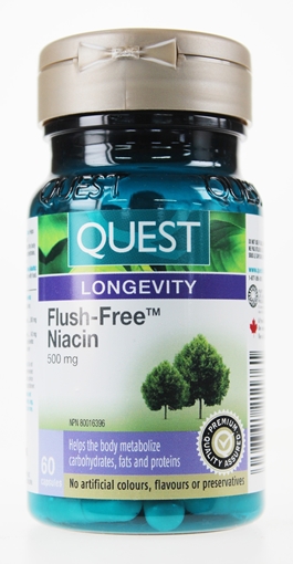 Picture of Quest Quest Flush-Free Niacin 500 mg, 60 Capsules