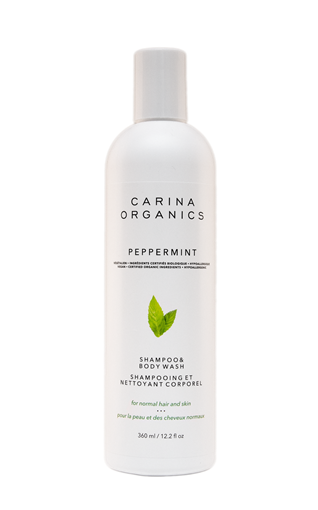 Picture of Carina Organics Carina Organics Shampoo & Body Wash, Peppermint 360ml