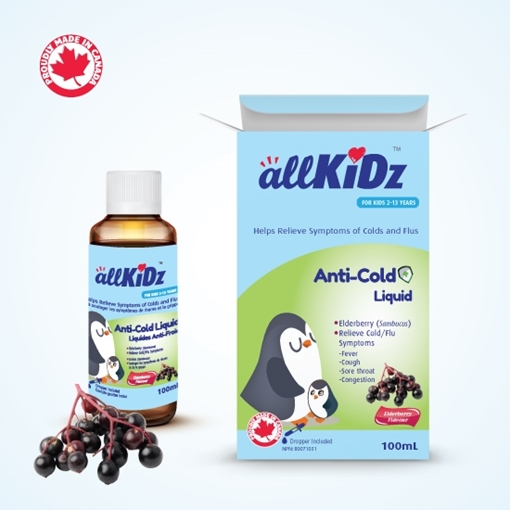Picture of Allkidz Naturals Inc. AllKidz Naturals Anti-Cold Liquid, 100ml