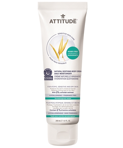 Picture of Attitude ATTITUDE Natural Soothing Body Cream, 240ml