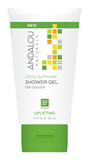Picture of Andalou Naturals Andalou Naturals Citrus Sunflower Uplifting Travel Shower Gel, 50ml