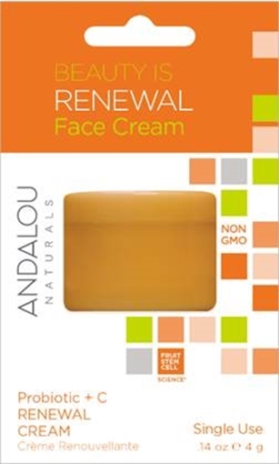 Picture of Andalou Naturals Andalou Naturals Renewal Face Cream Pod, 4g