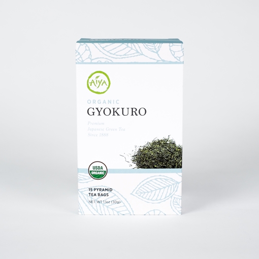 Picture of Aiya Company Limited Aiya Company Ltd Organic Gyokuro Tea Bag Box, 15 Bags