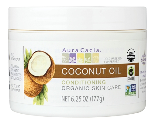 Picture of Aura Cacia Aura Cacia Organic Coconut Oil, 177g