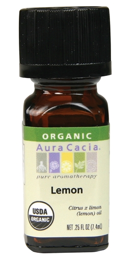 Picture of Aura Cacia Aura Cacia Organic Lemon Essential Oil, 7.4ml
