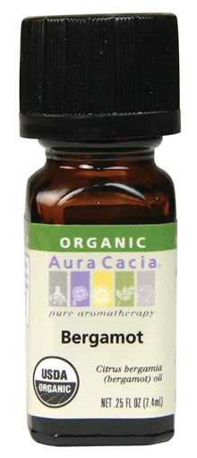 Picture of Aura Cacia Aura Cacia Bergamot Organic Essential Oil, 7.4ml