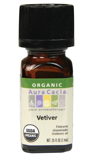 Picture of Aura Cacia Aura Cacia Organic Vetiver Essential Oil, 7.4ml