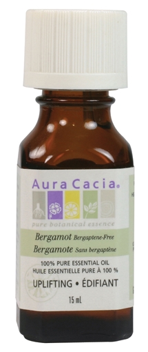 Picture of Aura Cacia Bergaptene-Free Bergamot Essential Oil, 15ml