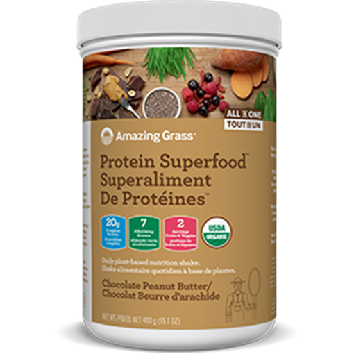 Picture of Amazing Grass Protein Superfood Chocolate Peanut Butter, 430g