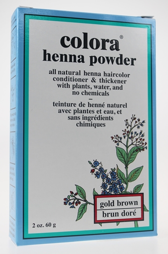 Picture of Colora Henna Colora Henna Powder, Gold Brown 60g