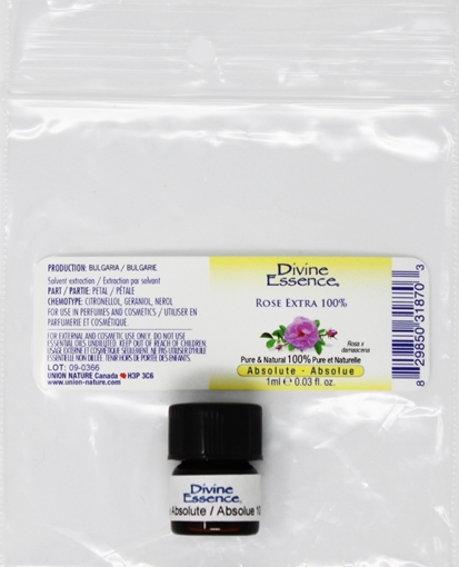 Picture of Divine Essence Divine Essence Rose Extra 100%  Absolute (Conventional), 1ml
