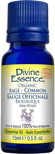 Picture of Divine Essence Divine Essence Sage  Common (Organic), 15ml