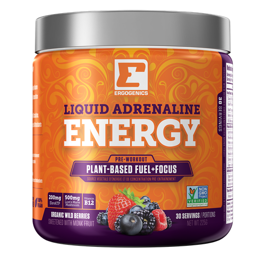 Picture of Ergogenics Nutrition Ergogenics Liquid Adrenaline Energy, Berry 225g
