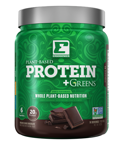 Picture of Ergogenics Nutrition Ergogenics Plant Protein +Greens, Chocolate 420g
