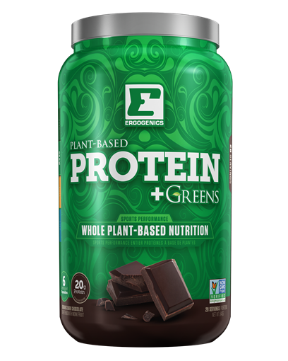 Picture of Ergogenics Nutrition Ergogenics Plant Protein +Greens, Chocolate 840g