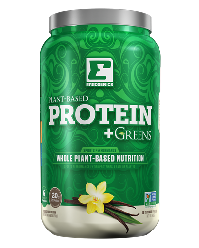 Picture of Ergogenics Nutrition Ergogenics Plant Protein +Greens, Vanilla 840g