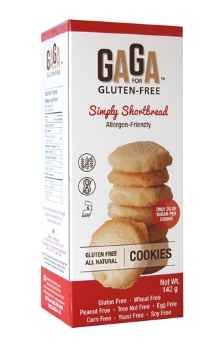 Picture of GAGA for Gluten-Free GAGA for Gluten-Free Simply Shortbread Cookies, 142g